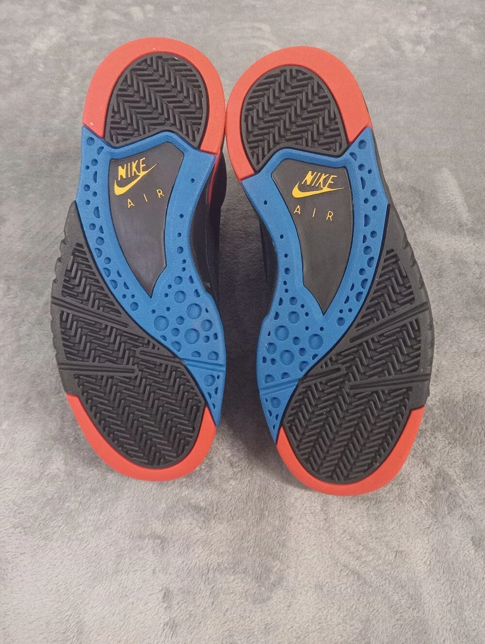 Nike Air Flight Lite Mid Black Orange Blue Scottie Pippen Size 8.5 NWT